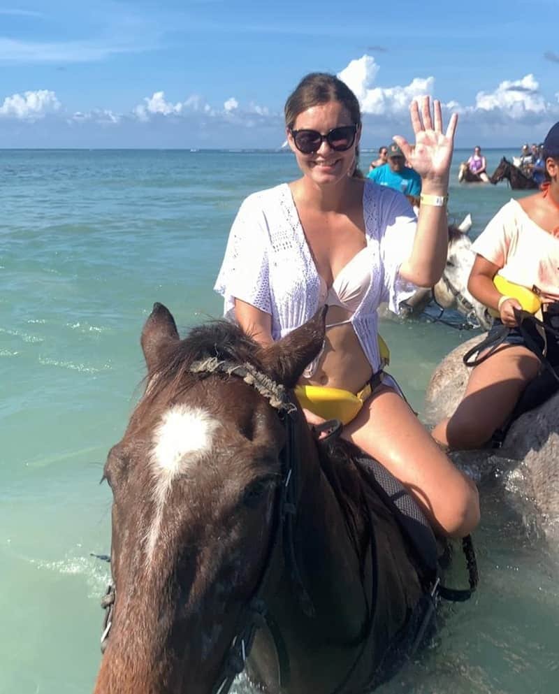 Jamaica horseback swim