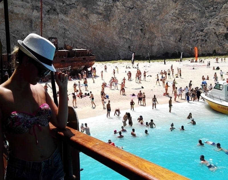 Navagio beach, Zakynthos, Greece