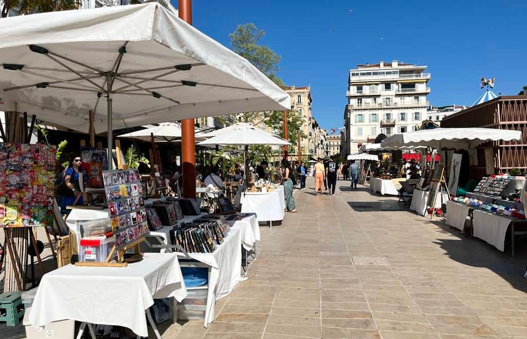 Cannes waterfront area