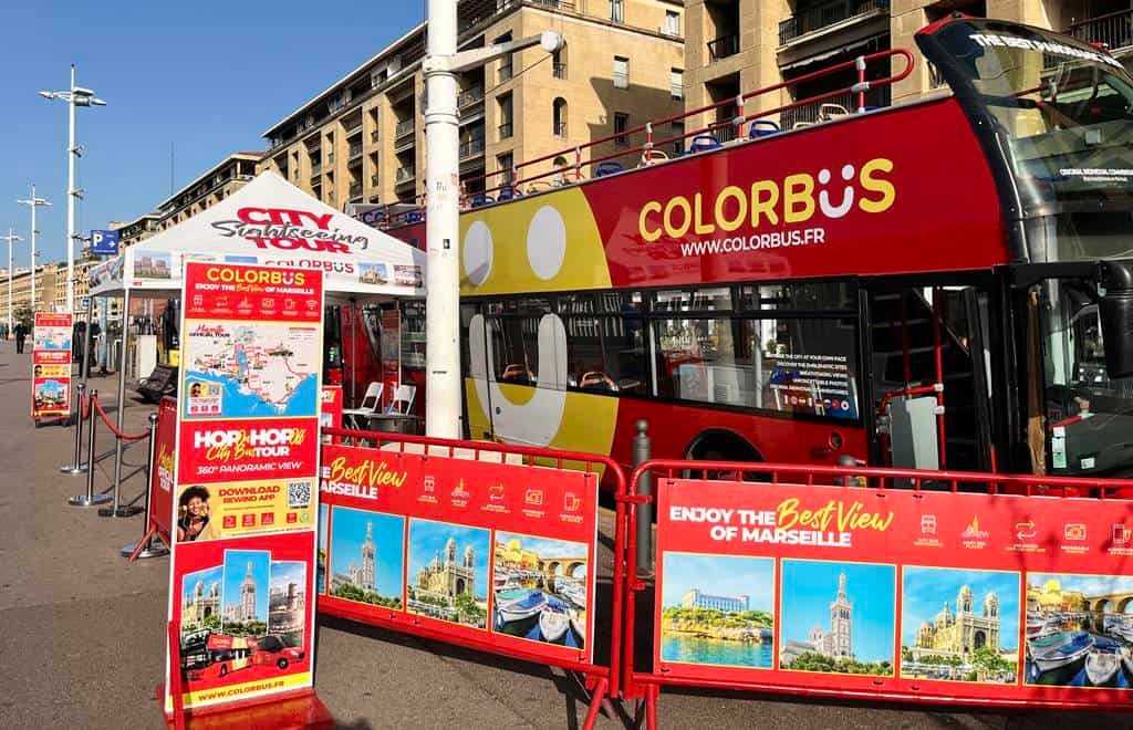 Marseille Colorbus - Hop on Hop off sightseeing bus