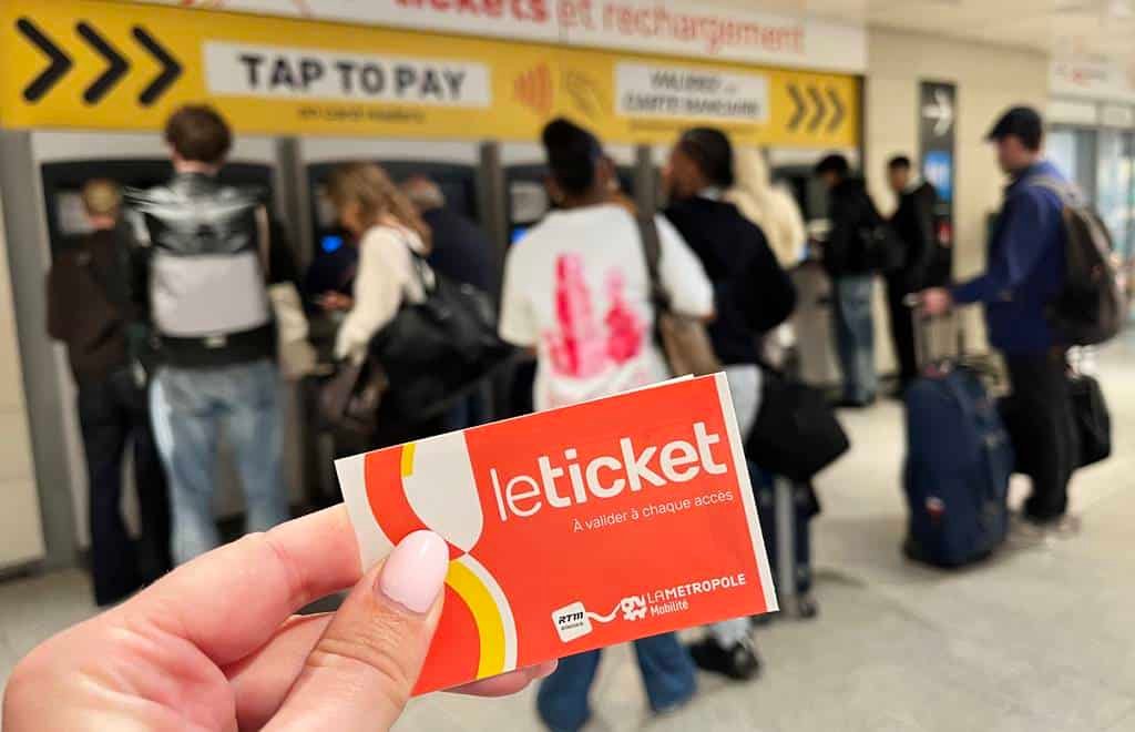 Marseille metro ticket