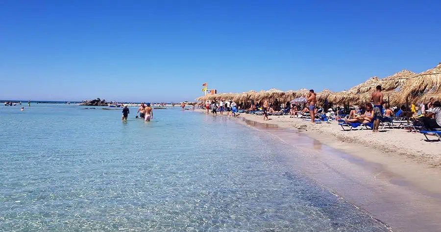 Elafonissi pink sand beach