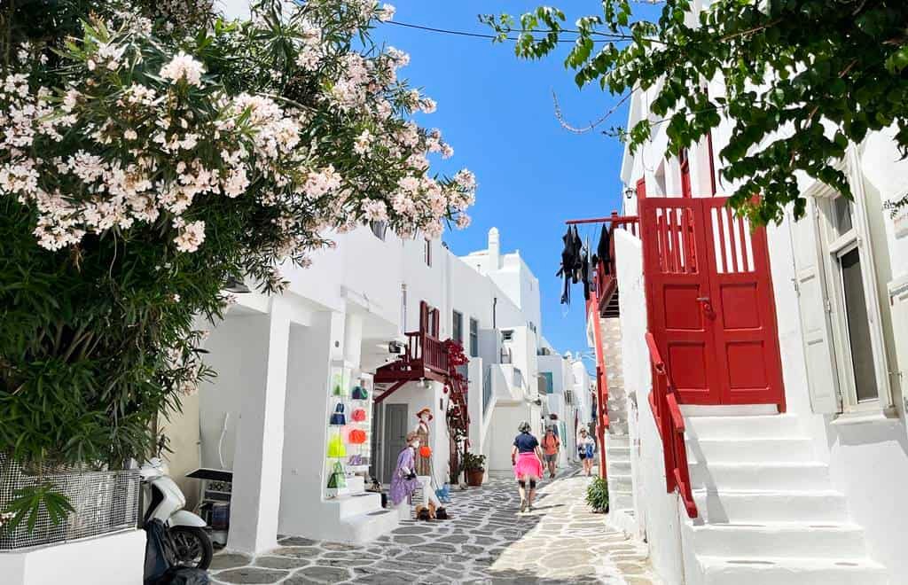 Mykonos Town streets