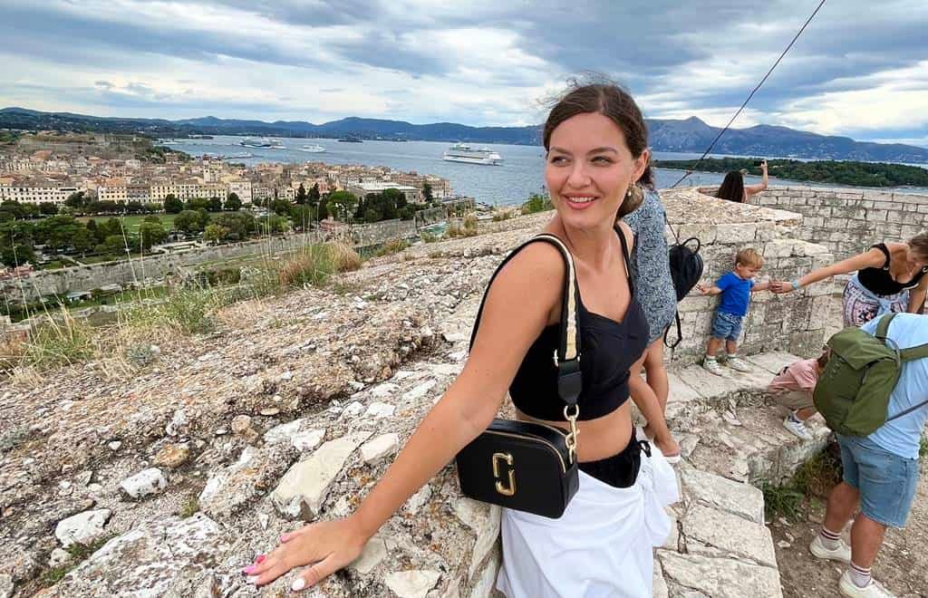 Corfu Old Fortress - view of Corfu cruise port