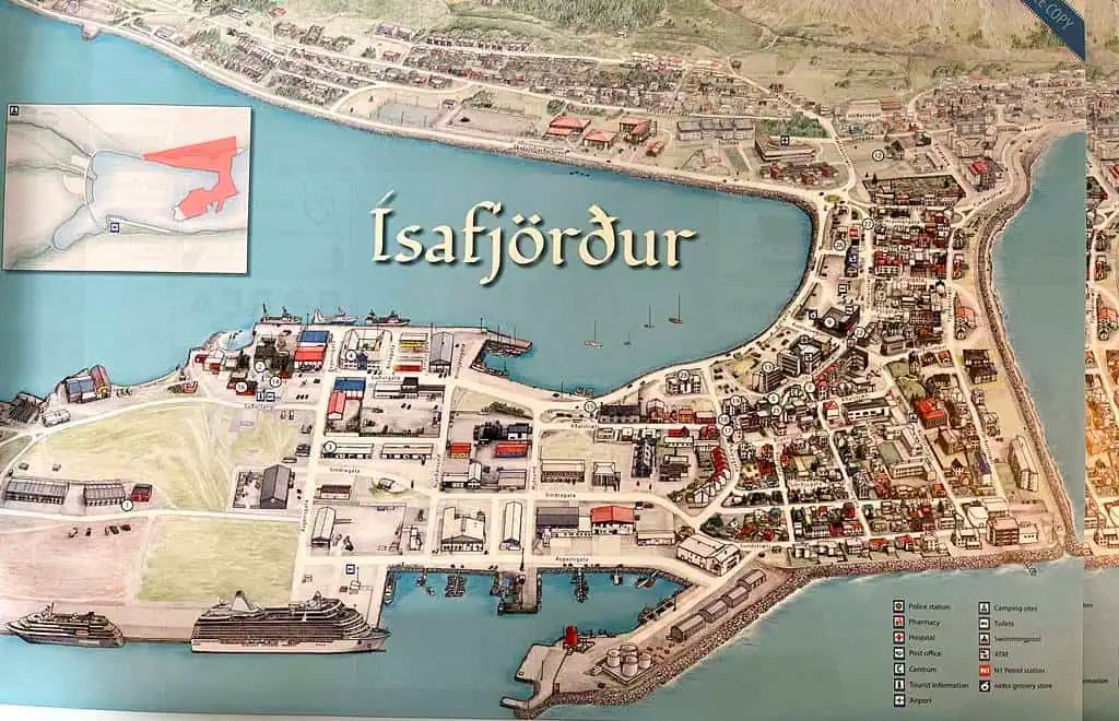 Isafjordur map