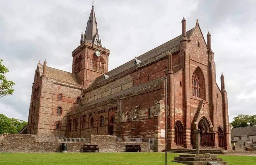 Kirkwall -St. Magnus' Cathedral - a must-see from Kirkwall cruise port