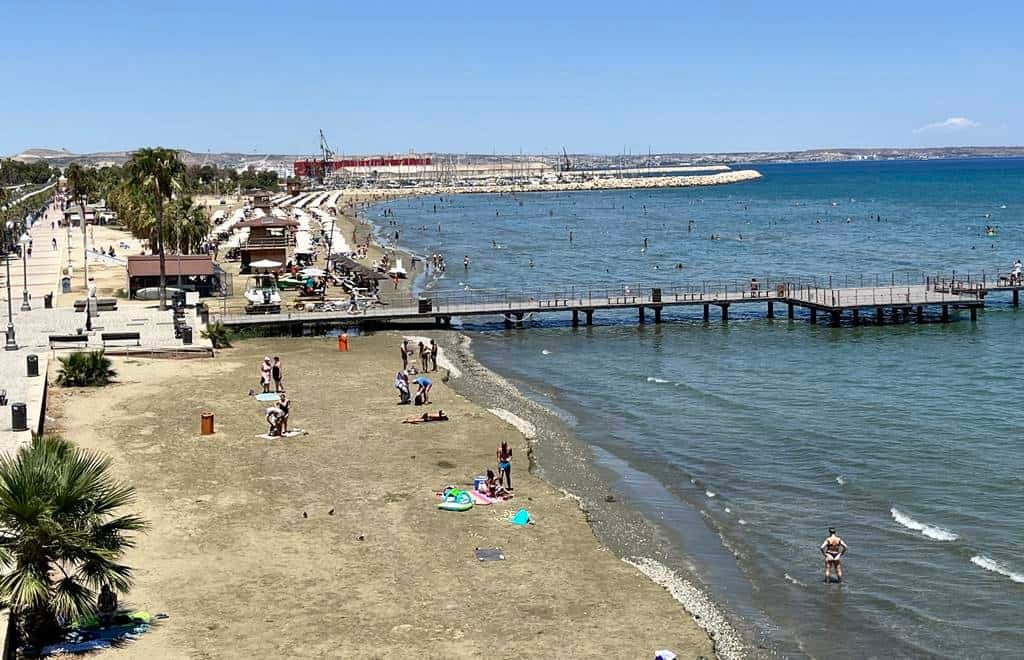 Finikoudes Beach Larnaca Cyprus