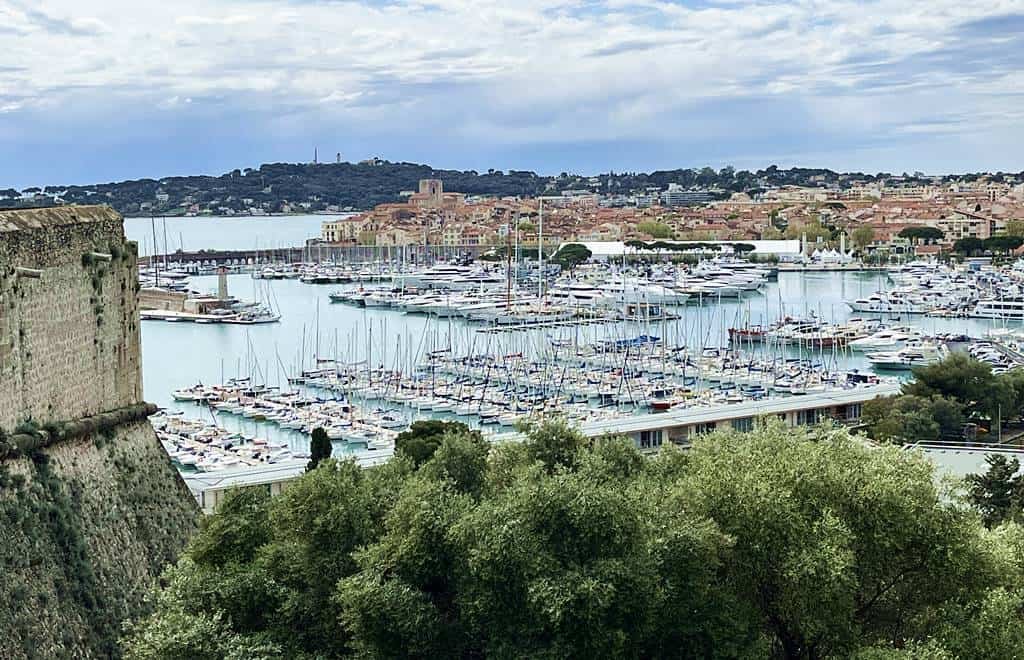Fort Carré - View of Antibes Old Town and Port Vauban