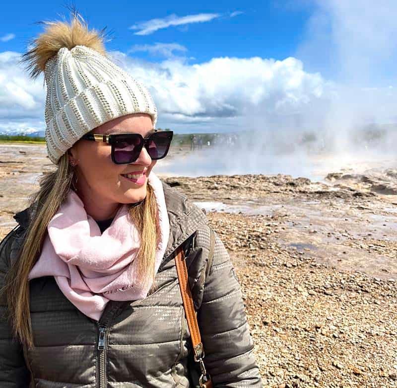 Geysir Area - photo of me