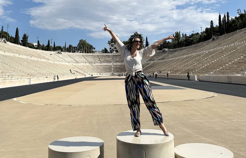 Panathenaic Stadium in Athens Greece