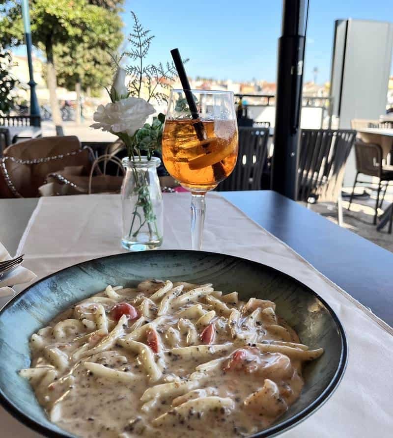 Rovinj truffle pasta lunch
