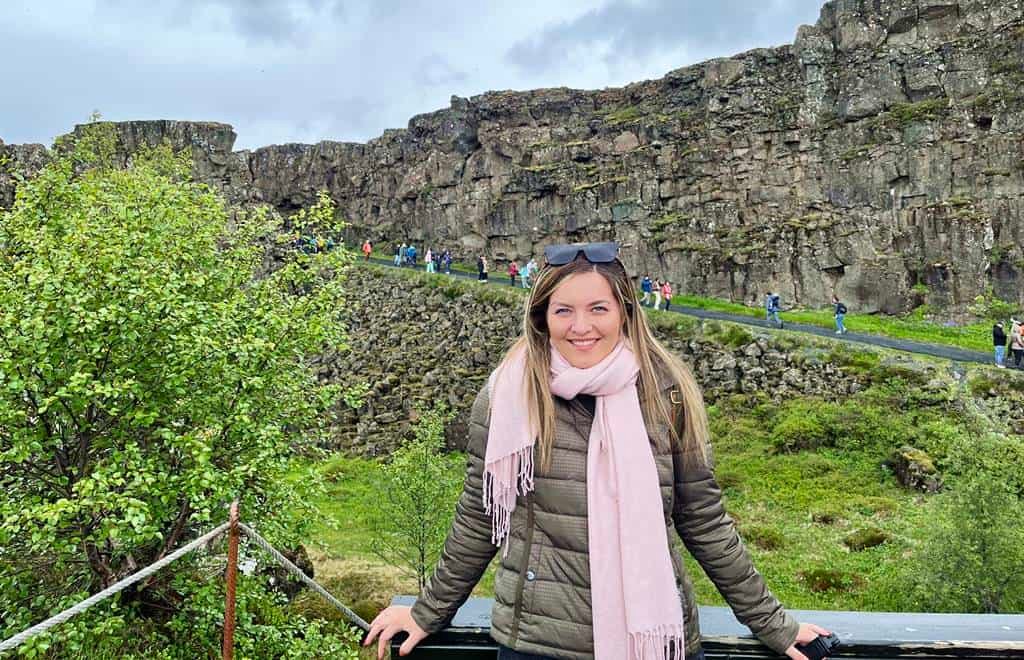 Þingvellir National Park - photo of me