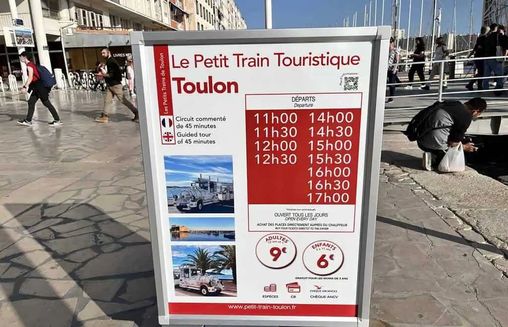 Toulon Tourist Train